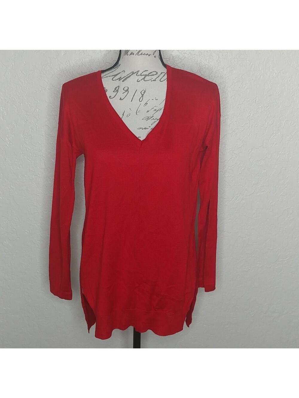 Cable & Gauge Sweater‎ Red Size S